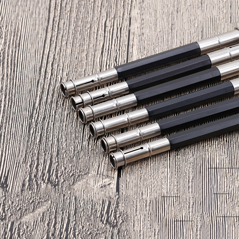 5 Pcs Lengthener Holder Wooden Pencil Extender Painting Drawing Tool