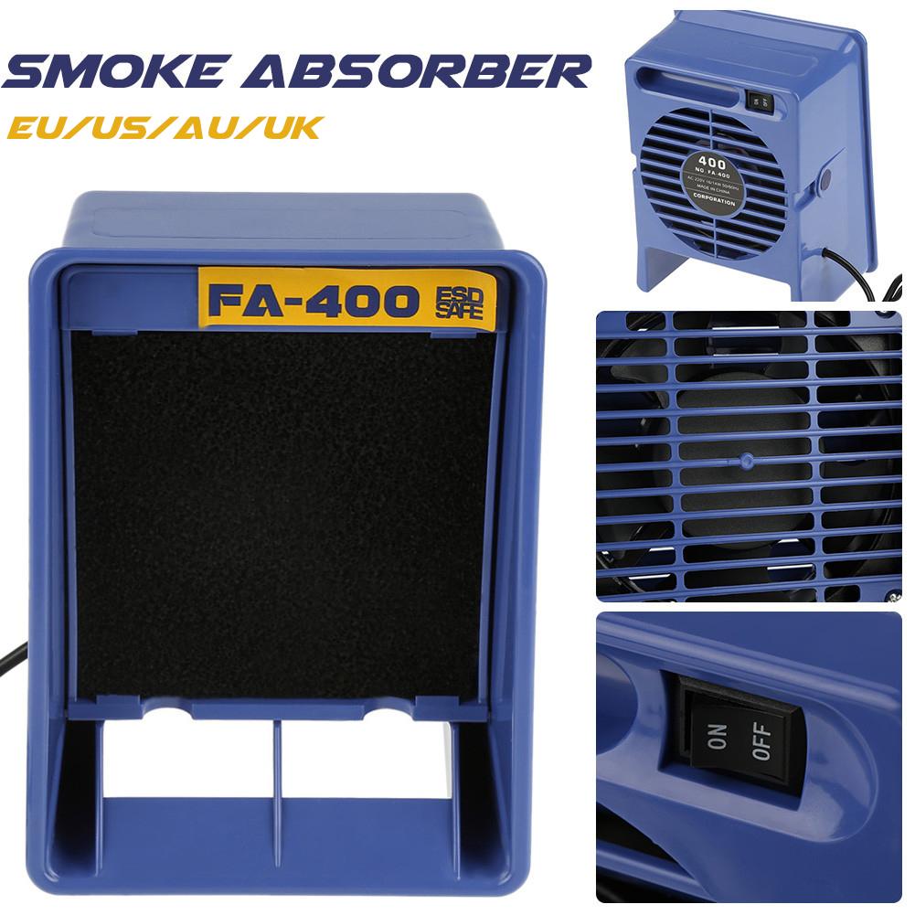 30W//50W Soldering Iron Smoke Absorber Electrostatic Smoke Exhaust Fan