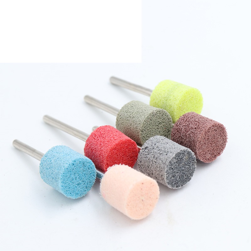 5pcs 14mm Nylon Fiber Polishing Buff Buffing Wheel 3mm Shank Rotary