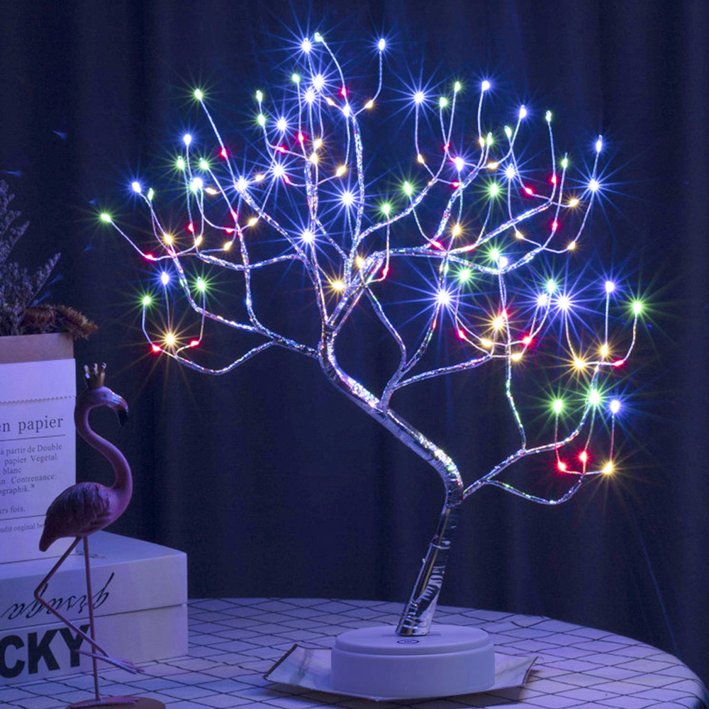 LED Baum Tischlampe Lichterbaum Leuchtbaum Nachtlicht Wohnzimmer