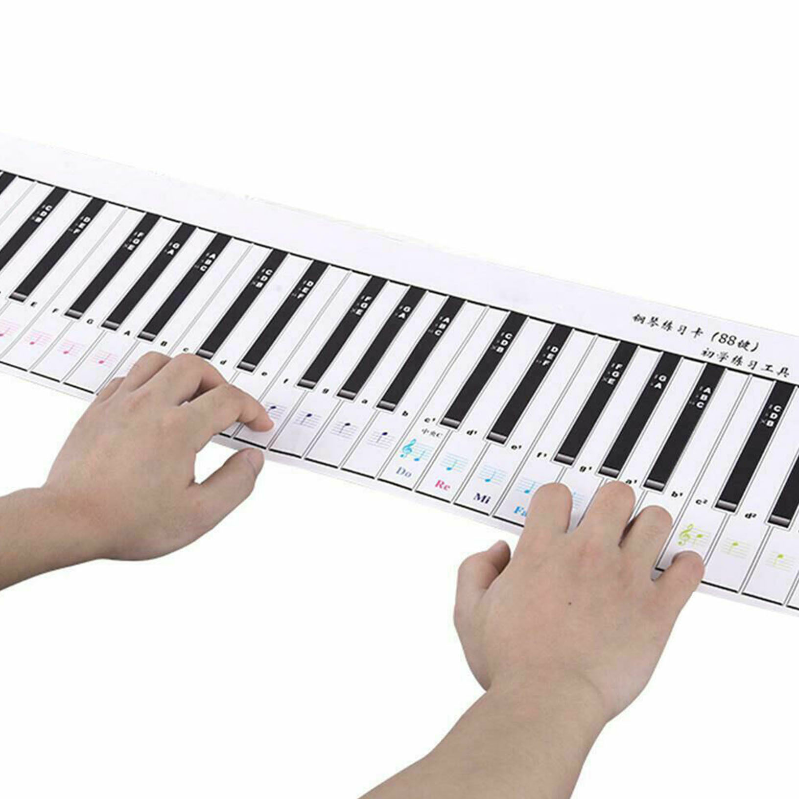 Teclado d piano portátil de 88 teclas Paper Flexible Roll Up Piano | eBay