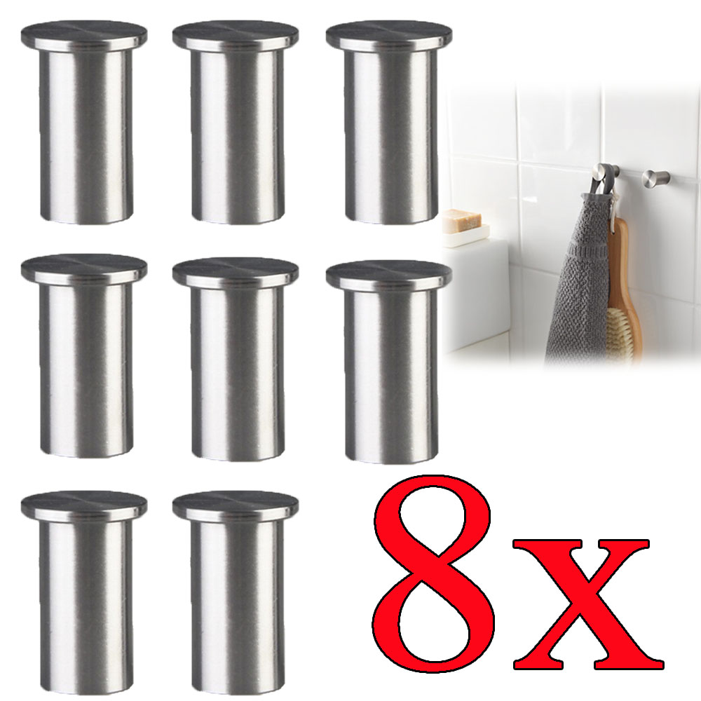 2//4x Kleiderhaken Handtuchhalter Haken Garderobenhaken Aufhänger Edelstahl TOP