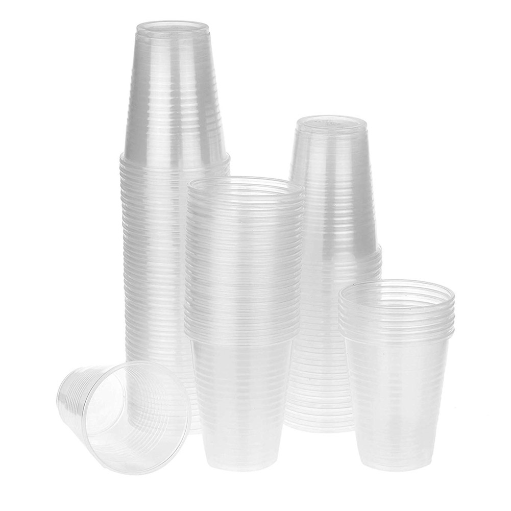 2000X Disposable Plastic Cups Clear Reusable Drinking Water Cup Party ...