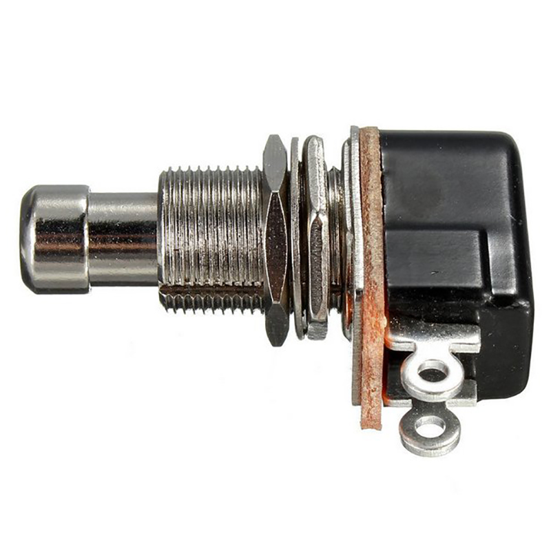 2X SPST Momentary Soft Touch Push Button Electric Guitar Stomp Foot