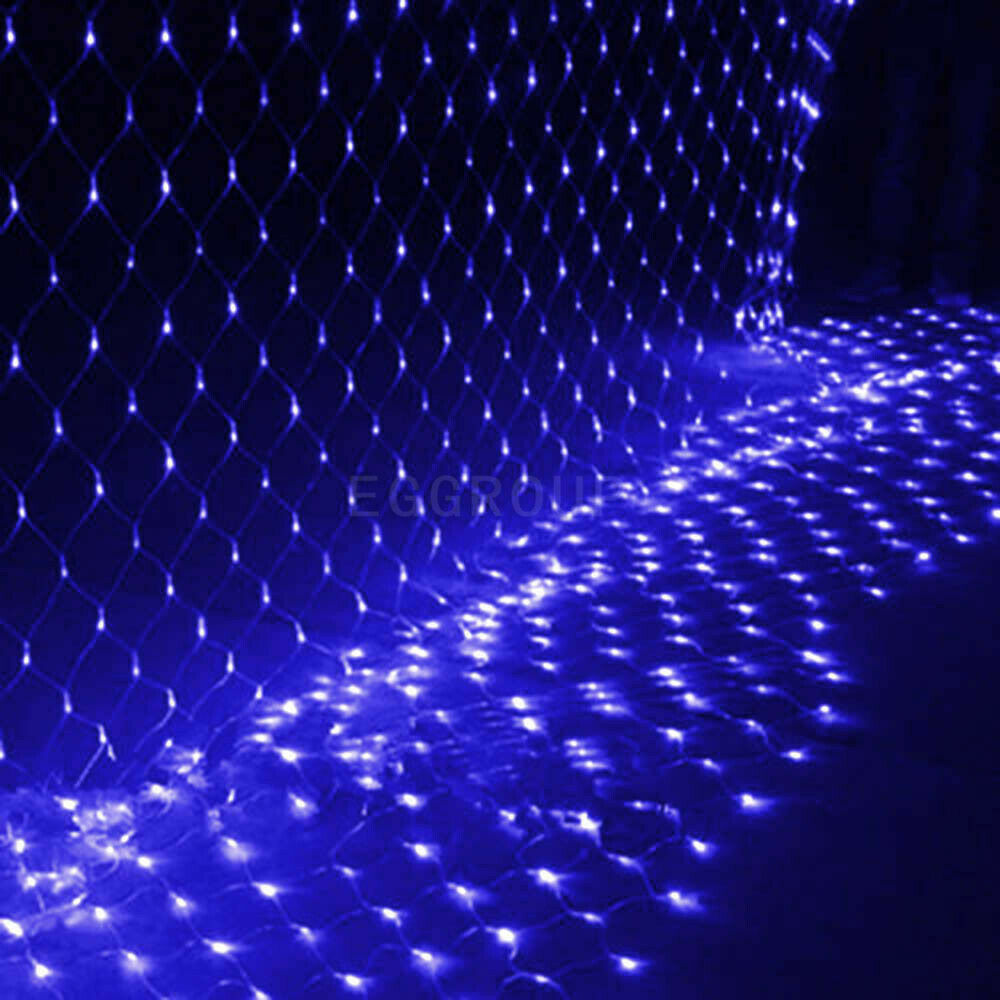 LED String Fairy Light Net Mesh Curtain Xmas Wedding Party Decor