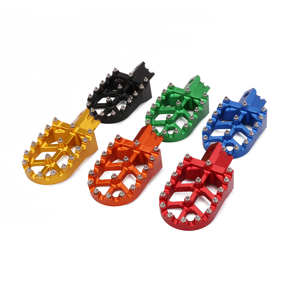 CNC Pit Bike Foot Pegs Rests Footpegs For 110cc 50cc Braaap Atomic