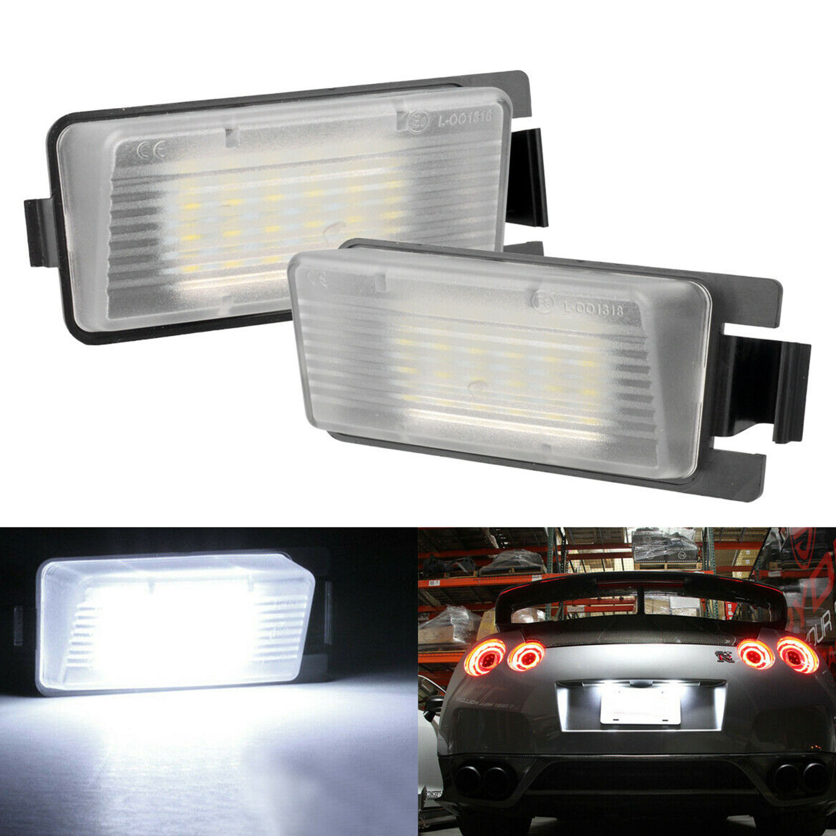 350z led license plate lights