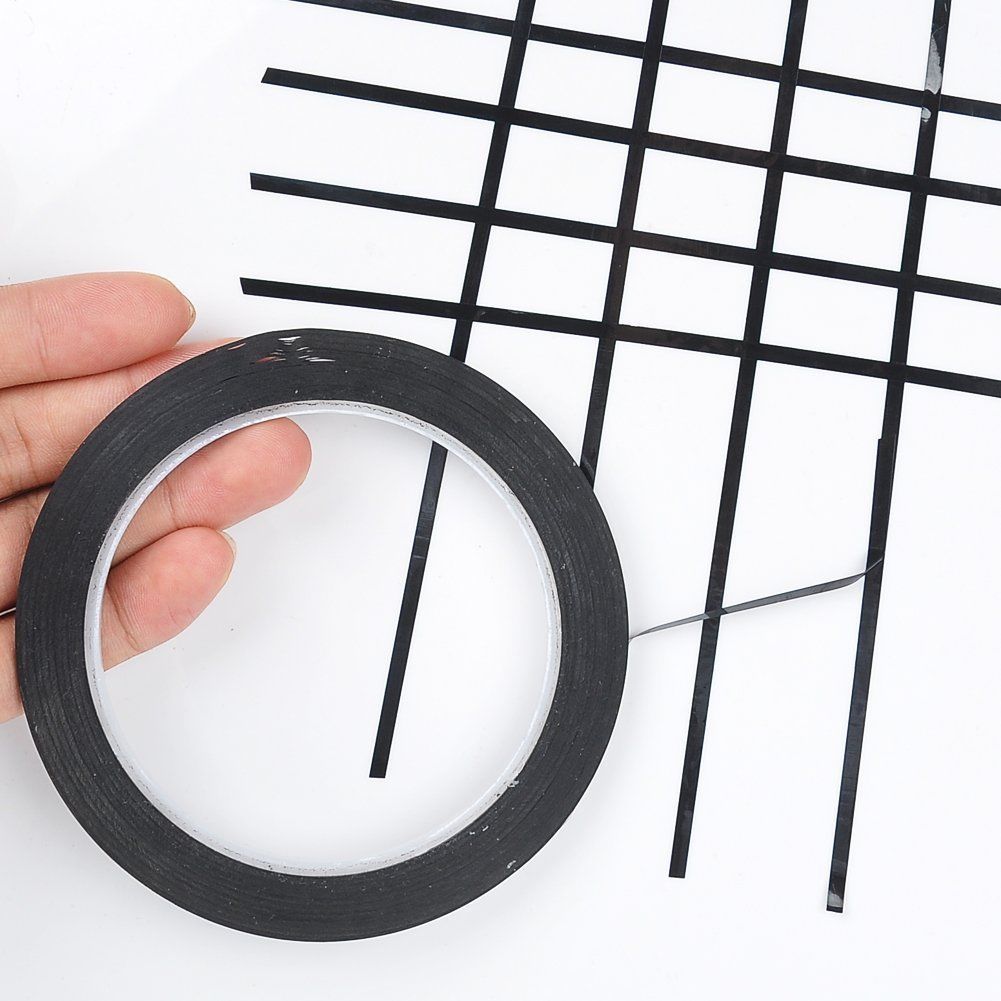 66m x 3mmSelf Adhesive Whiteboard Grid Gridding Marking Tape Non