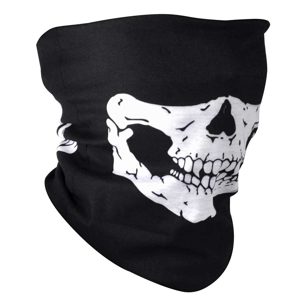 Skull Bandana Mask Tube Scarf Skeleton Motorcycle Headband Ski Face ...