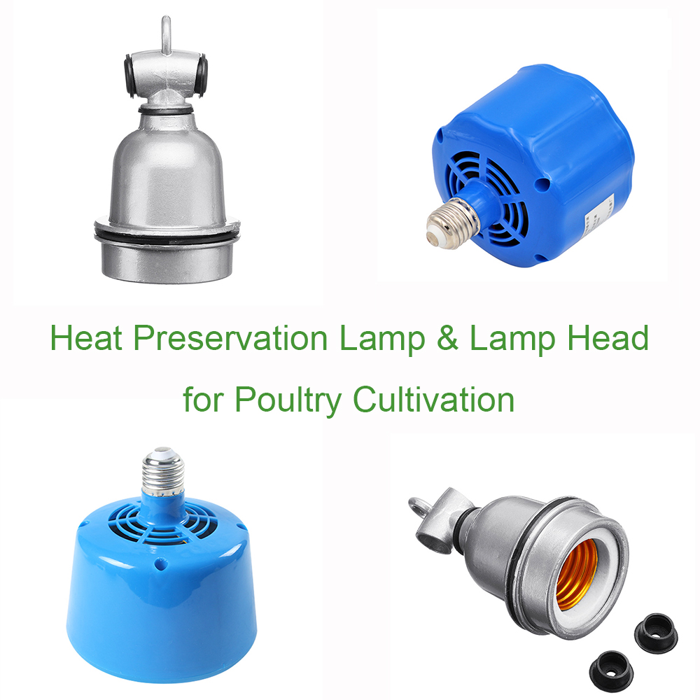 Heat Lamp Bulb Poultry Brooder Chicks Egg Hatching Thermostat Puppies