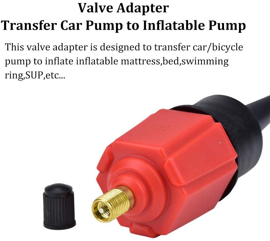 Sup Pump Adapter Inflatable Boat Air Valve Tire Paddle Board Compressor Adaptor eBay