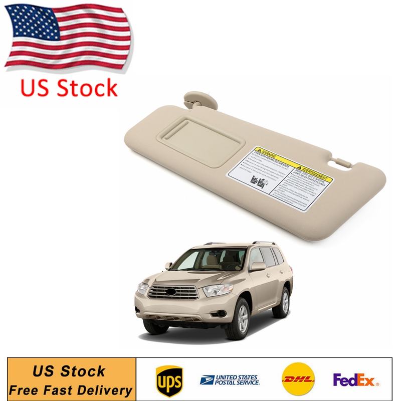 2015 toyota highlander driver side sun visor