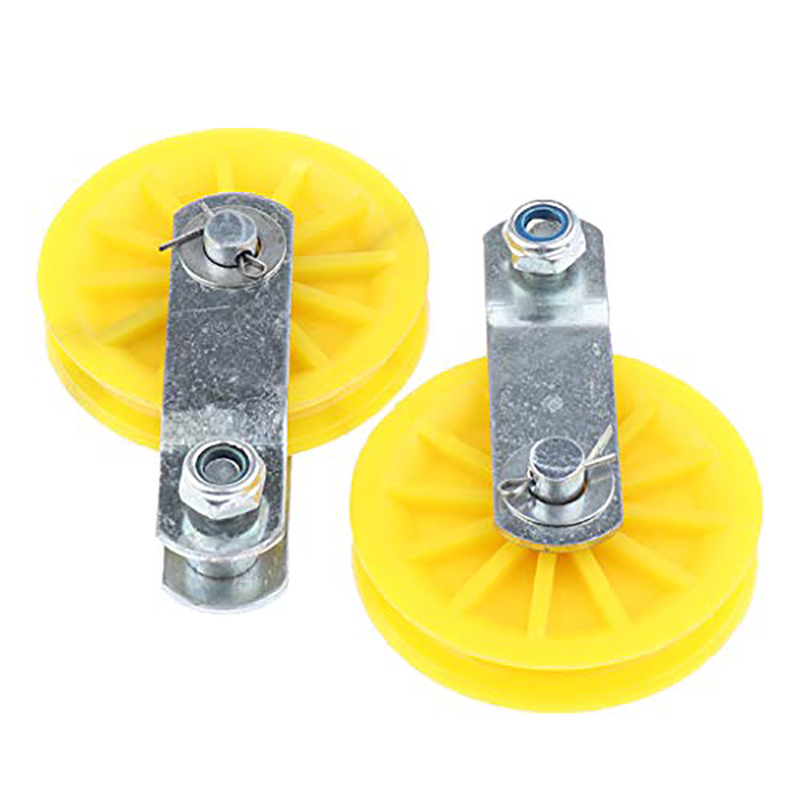 Nylon Single Swivel Lifting Rope Pulley Roller Block Sheave 88mm eBay