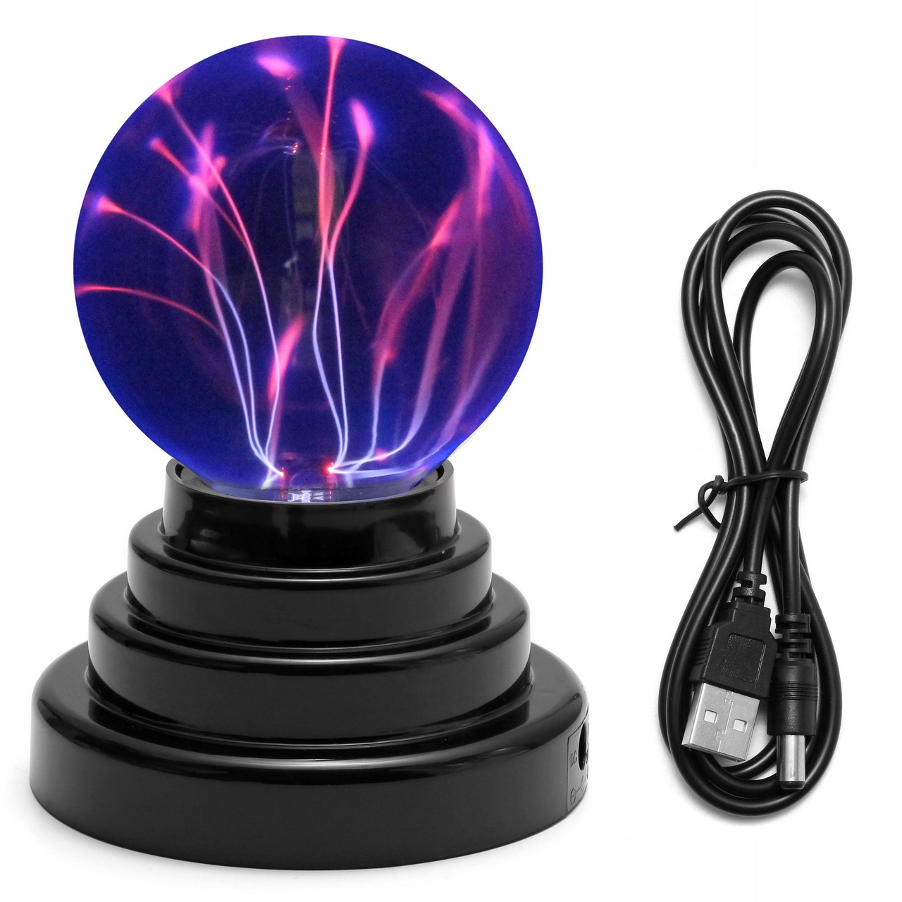 Magic Plasma Ball Sphere Lightning Crystal Globe Touch Nebula Tesla Orb ...