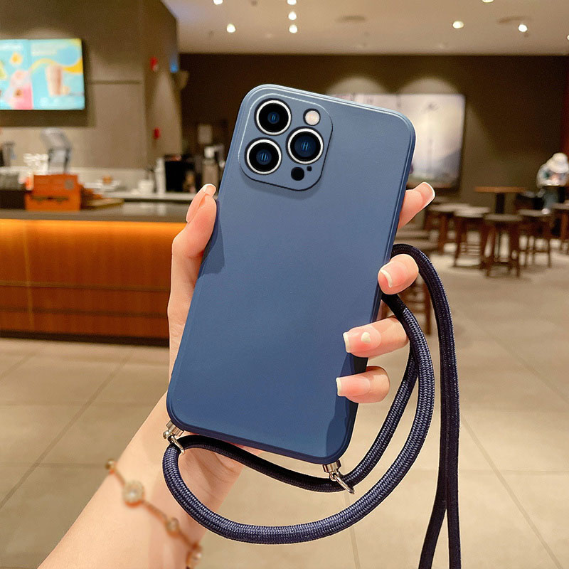 Crossbody Necklace Lanyard Rope iPhone 17 16 15 14 Pro Max 13 12