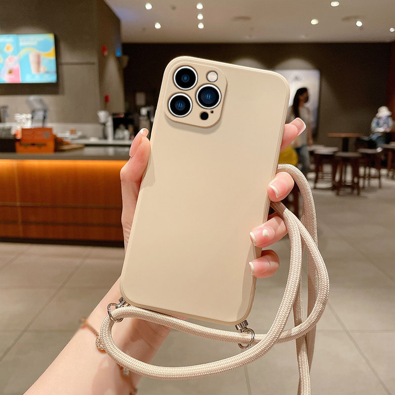 Crossbody Necklace Lanyard Rope iPhone 17 16 15 14 Pro Max 13 12