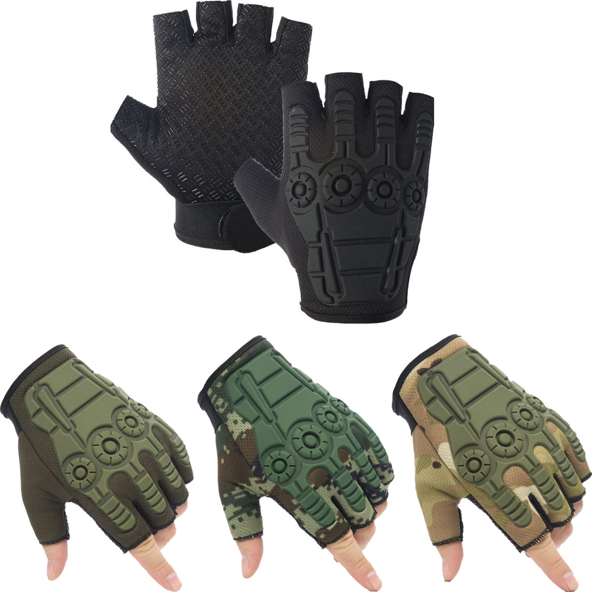 half finger tactical gloves