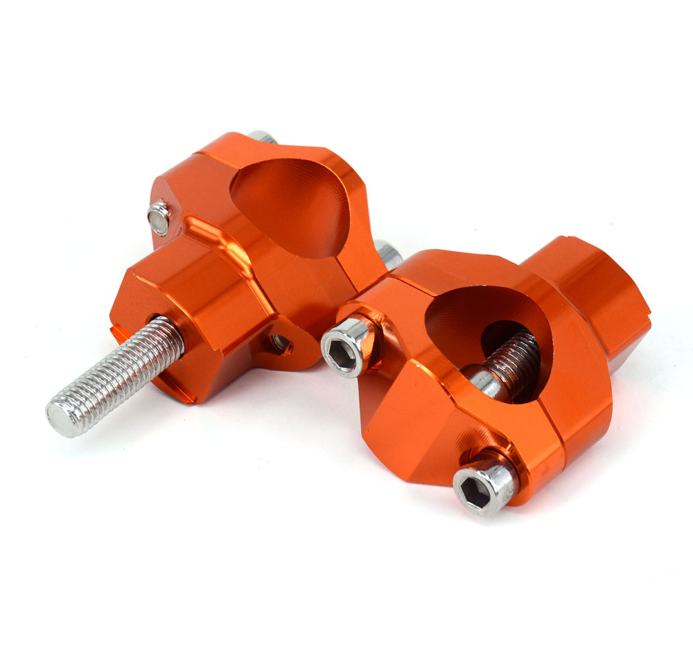 1 1/8" 28mm HandleBar Risers Bar Mount Clamp For KTM SX SXF EXC EXCF