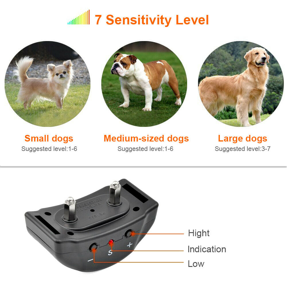 Anti Shock Hund Elektrohalsband Stop Barking Pet Trainingshalsband