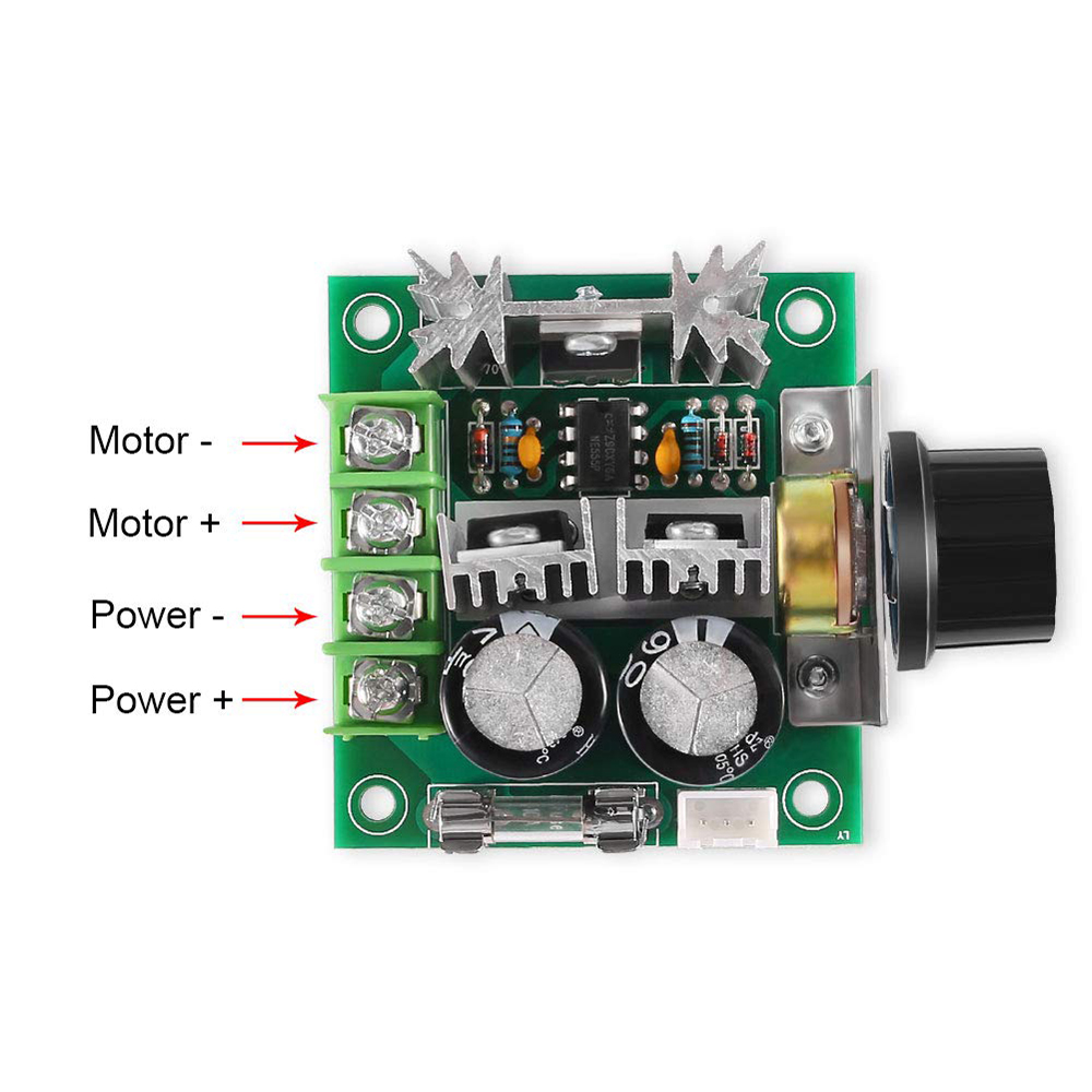 Speed Controller Drehzahlregler Regler 10A PWM Motor 12V 40V DC Deutsche Post