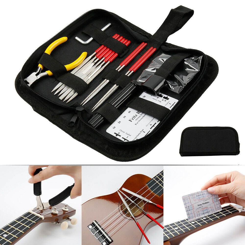 Guitar Care Cleaning Repair Tool Kit Luthier Setup Maintenance Tool Kit