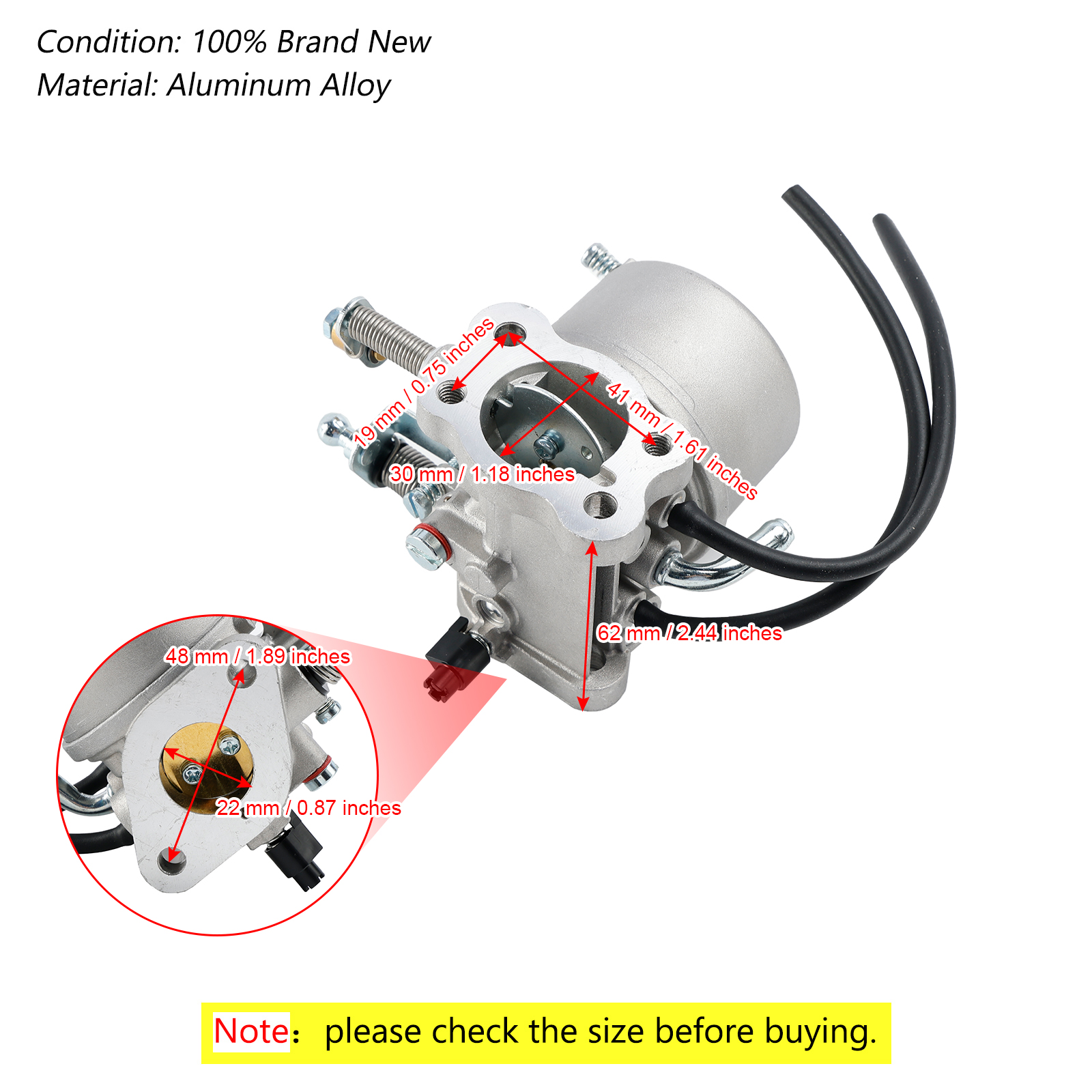 CARBURETOR Carb for EZ Go / EZGO Golf Carts 295cc 4 Cycle Engine 1991