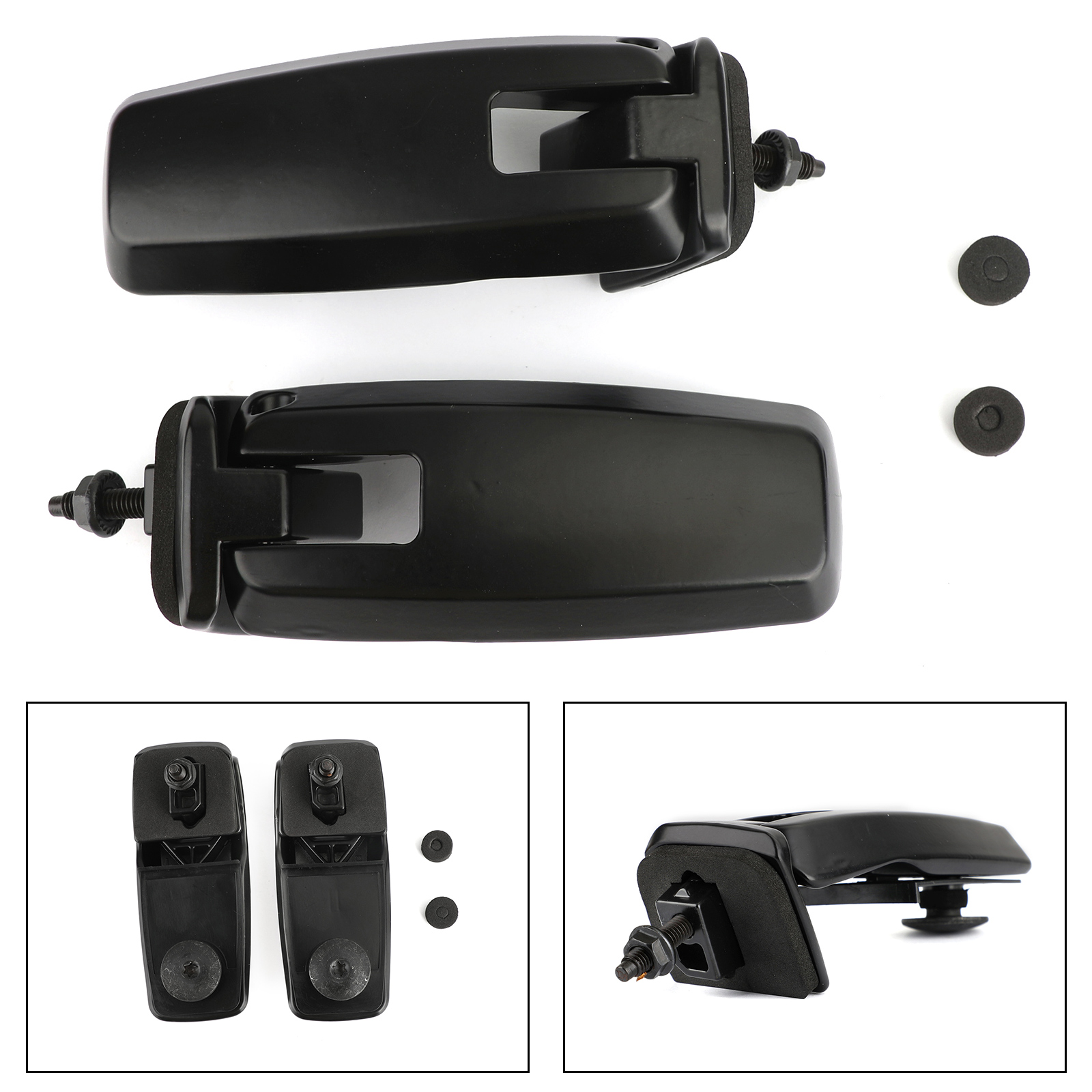 Rear Left + Right Liftgate Window Glass Hinges Fit For Ford Escape 2008 ...