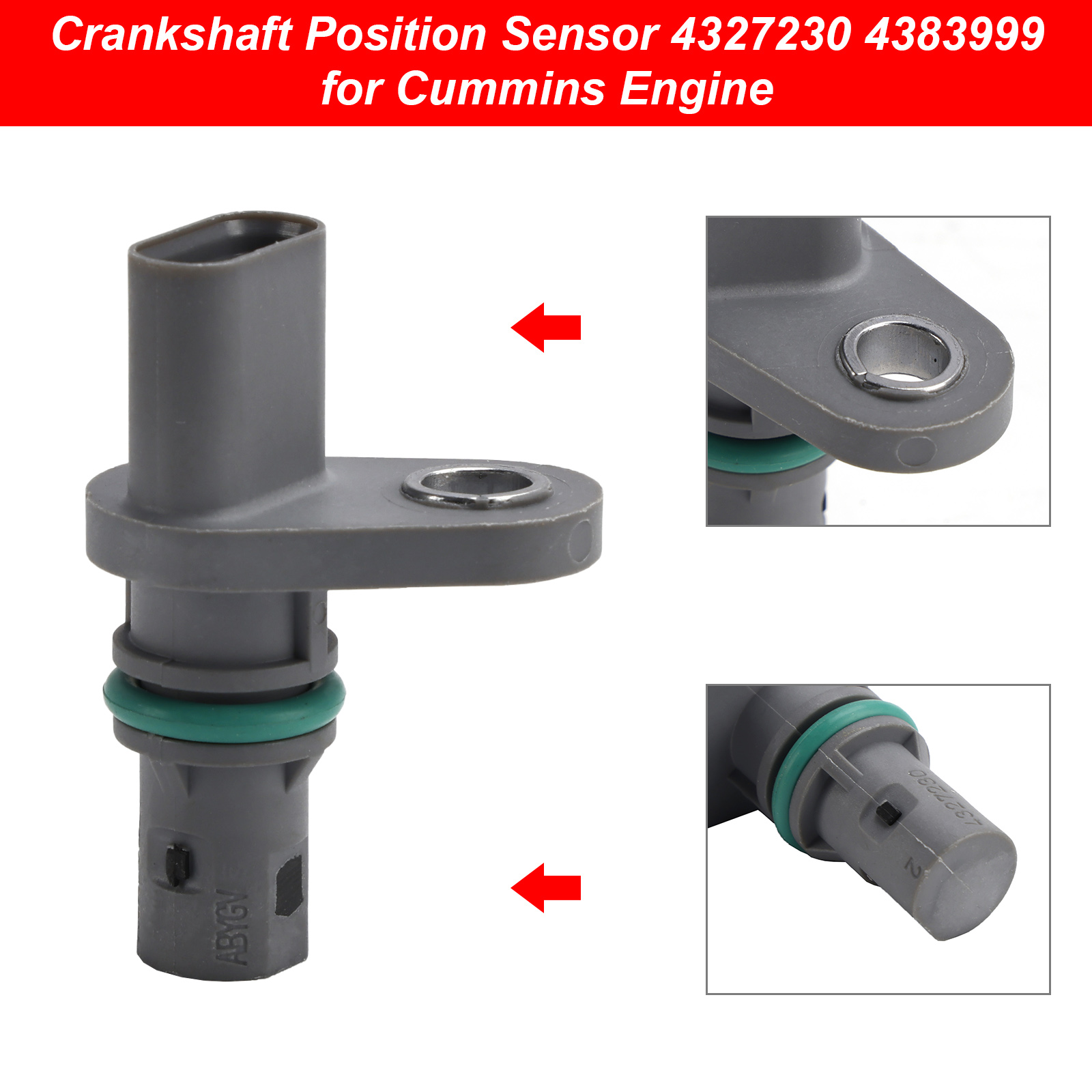 Koji24 Crankshaft Position Sensor 4327230 4383999 for Cummins