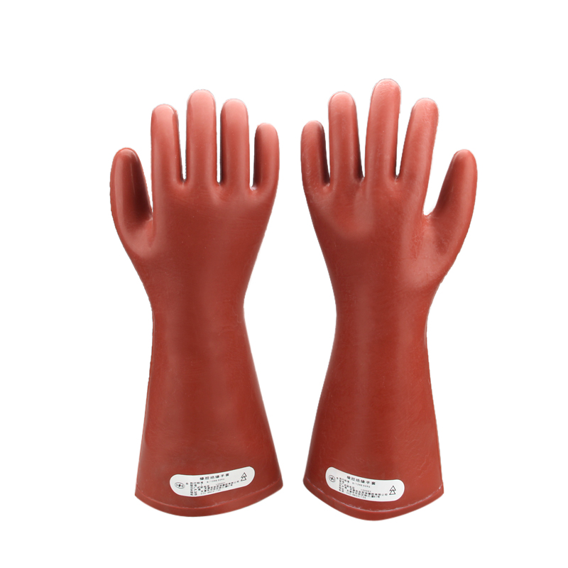 Safety 12kv Insulated High Voltage Electrical Insulating Gloves For ...