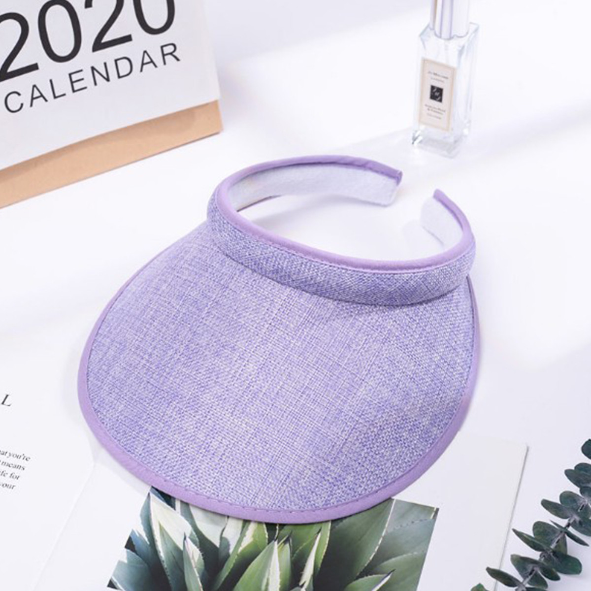 Womens Clip On Sun Visor Ladies Hat Cotton Clip On Sun Visor Tennis