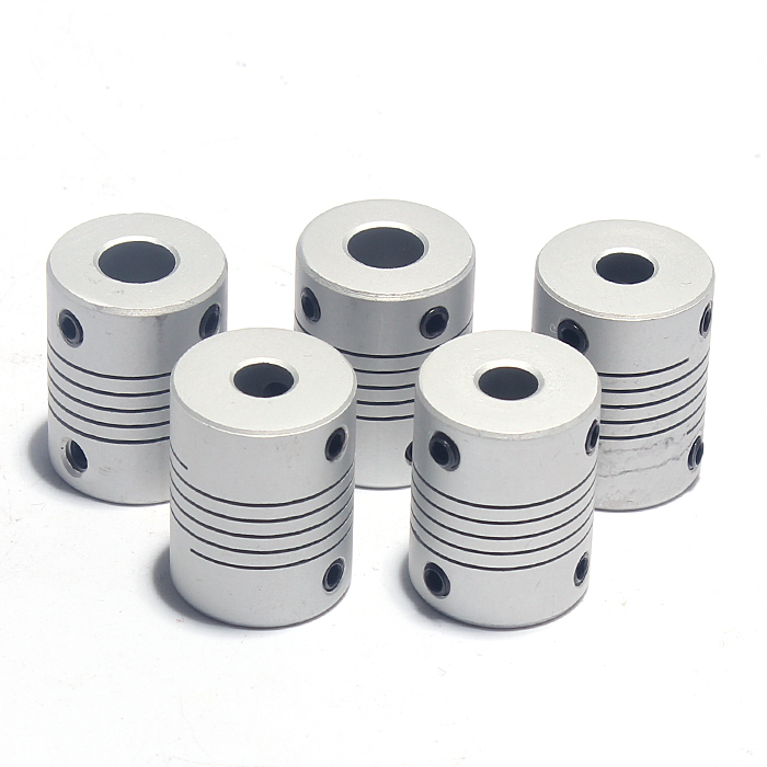 5Pcs 10mm To 10mm Shaft Coupling 25mm Length 19mm Diameter Stepper Motor Coup - View #9