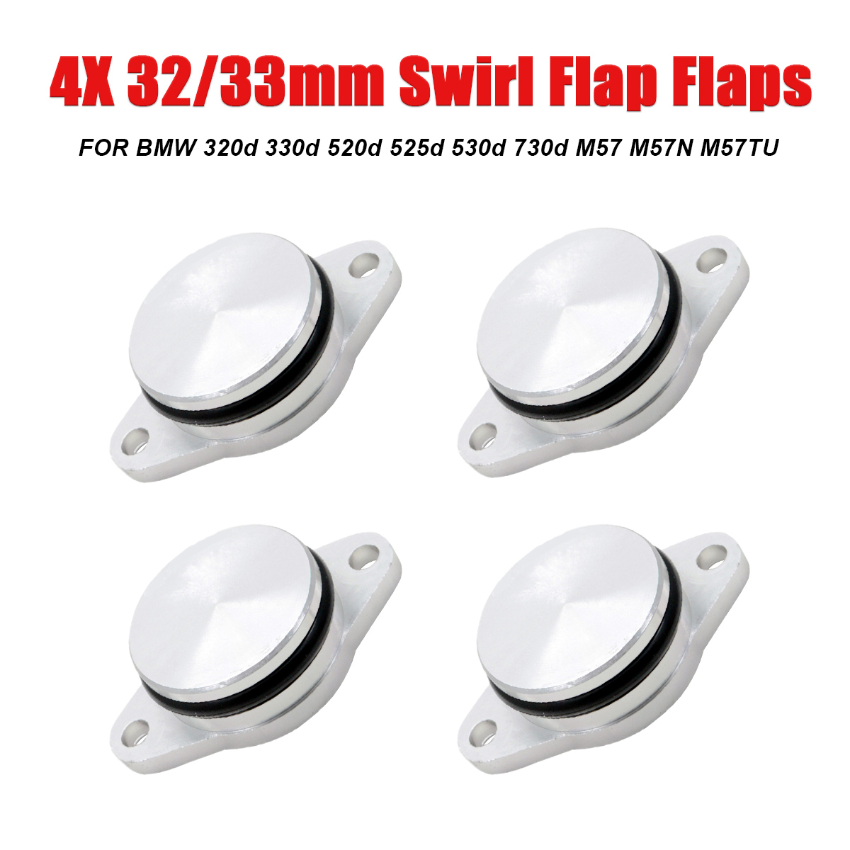 6x 22mm Remolino Aleta Desagües Con Juntas Para BMW 320d 330d 520d 525d 530d