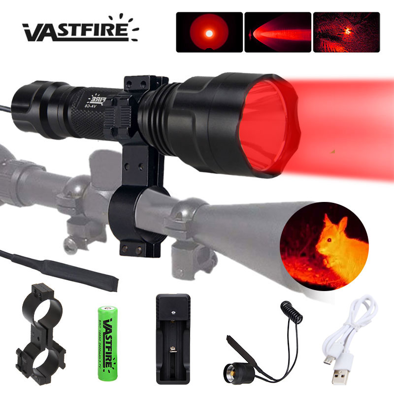 Купить Фонарик Vastfire Tactical Hunting Torch light 500yds Green Light
