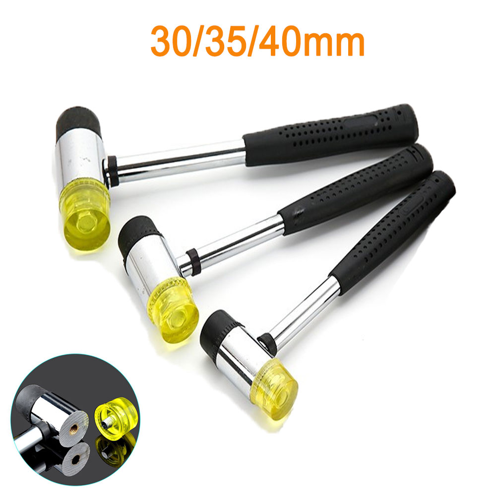 30mm Rubber Hammer Head Double Faced Work Glazing Window Beads Hammer Mallet
