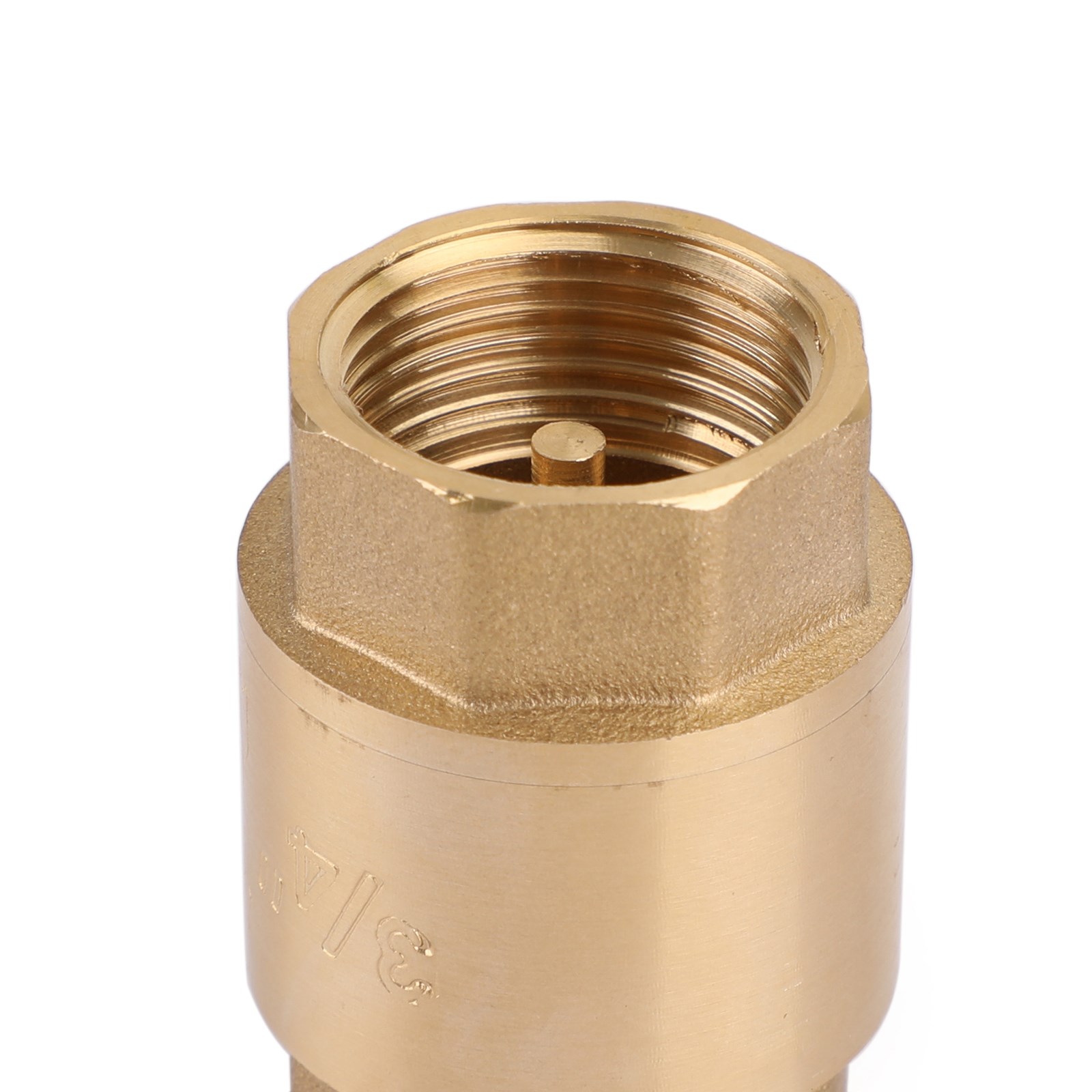 DN20 3/4" NPT InLine Check Valve Brass Spring Loaded Inline 200PSI CA