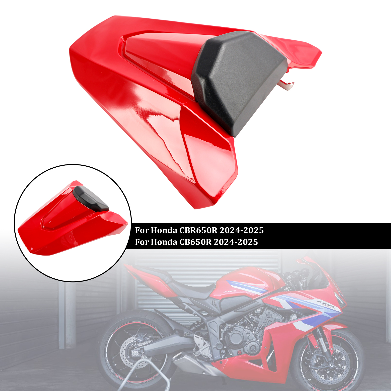 Rear Tail Seat Fairing Cover For Honda CBR650R CB650R 2024-2025 24 