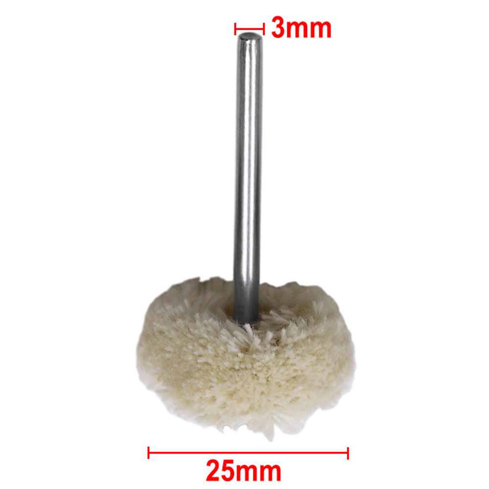10x Felt Wheel Polishing Buff Buffing Dremel Rotary Drill Polishing Bit