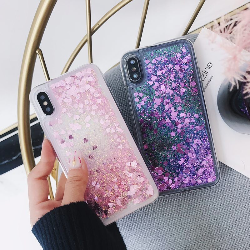 3d Dynamic Liquid Glitter Stars Quicksand Soft Case Cover For Iphone Xs