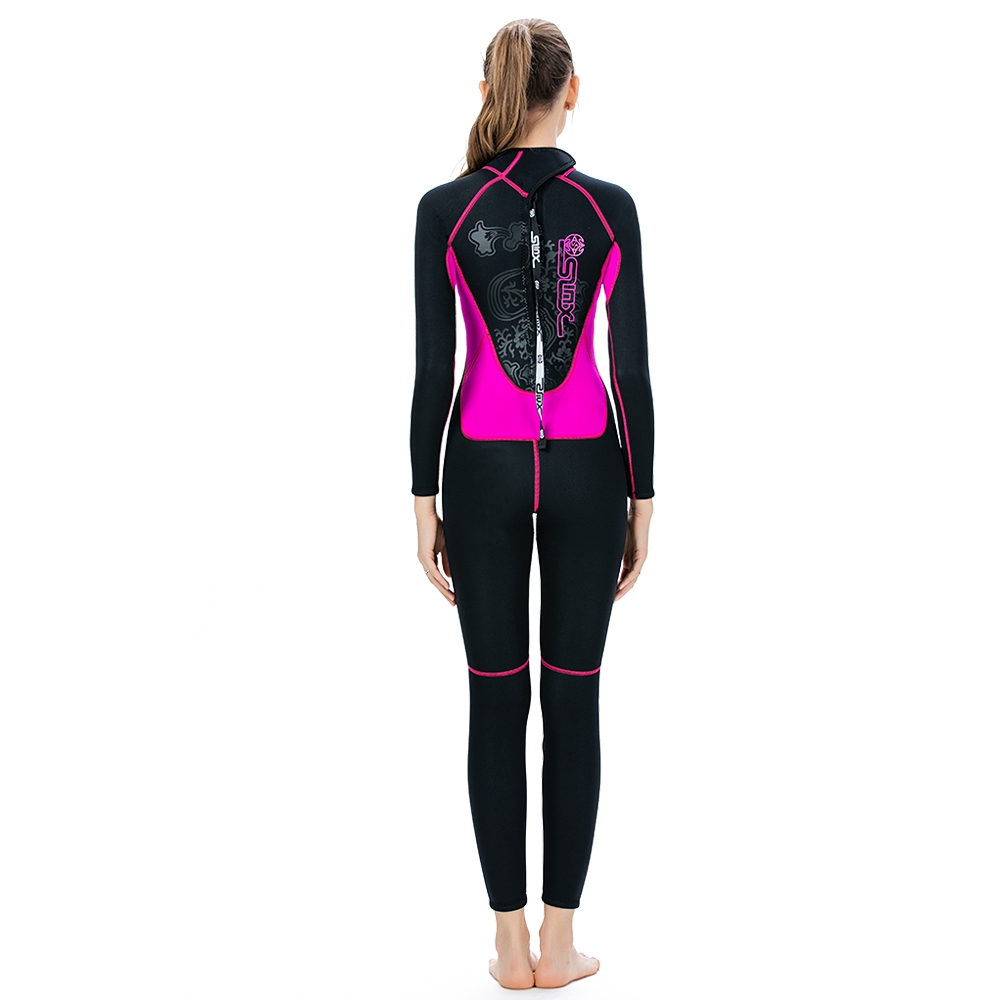 5mm Women Neoprene Wetsuit Surfing Diving Suit Full Body Snorkeling  Triathlon 