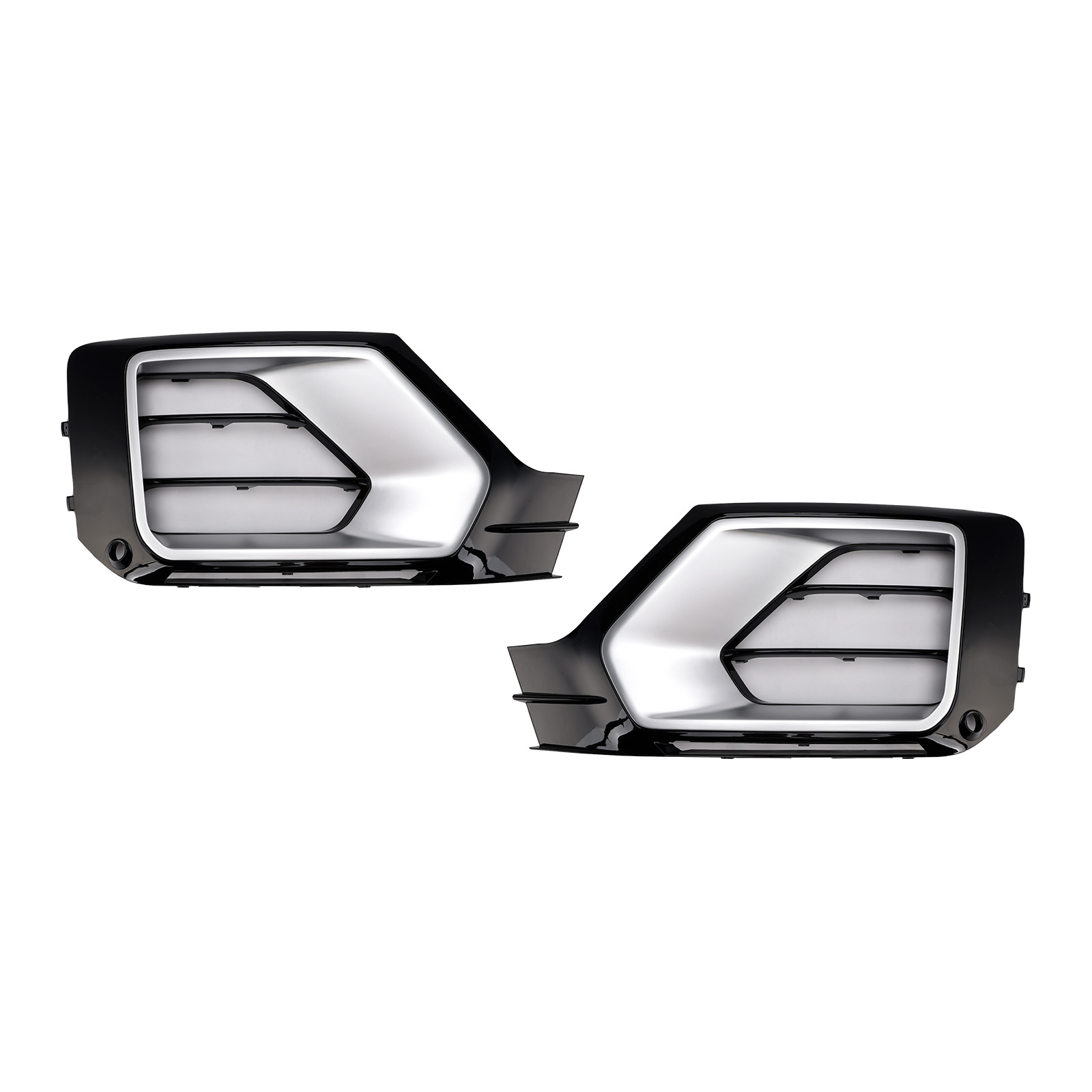 2PCS Front Bumper Grille Fog Lamp Grille 81A807681G Fit Audi Q2