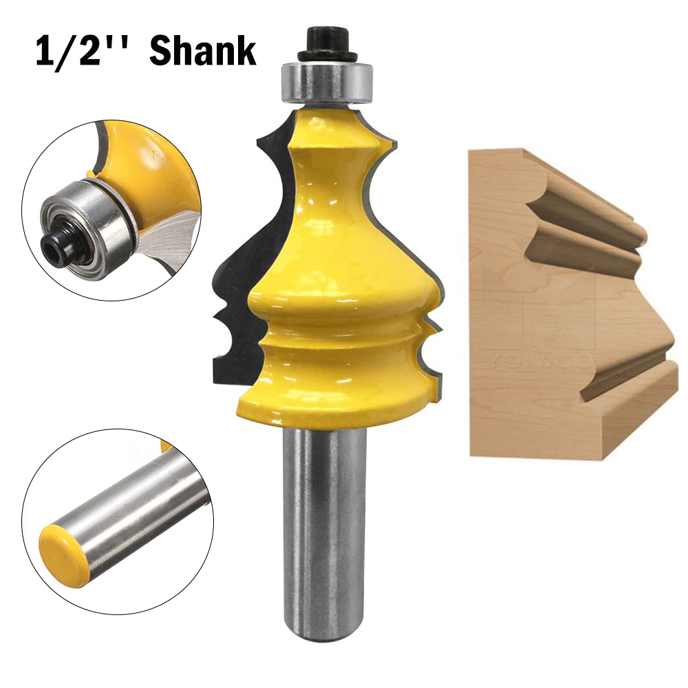 1/2" Architectural Molding Router Cutter Bit Ogee Chisel Cutter Router