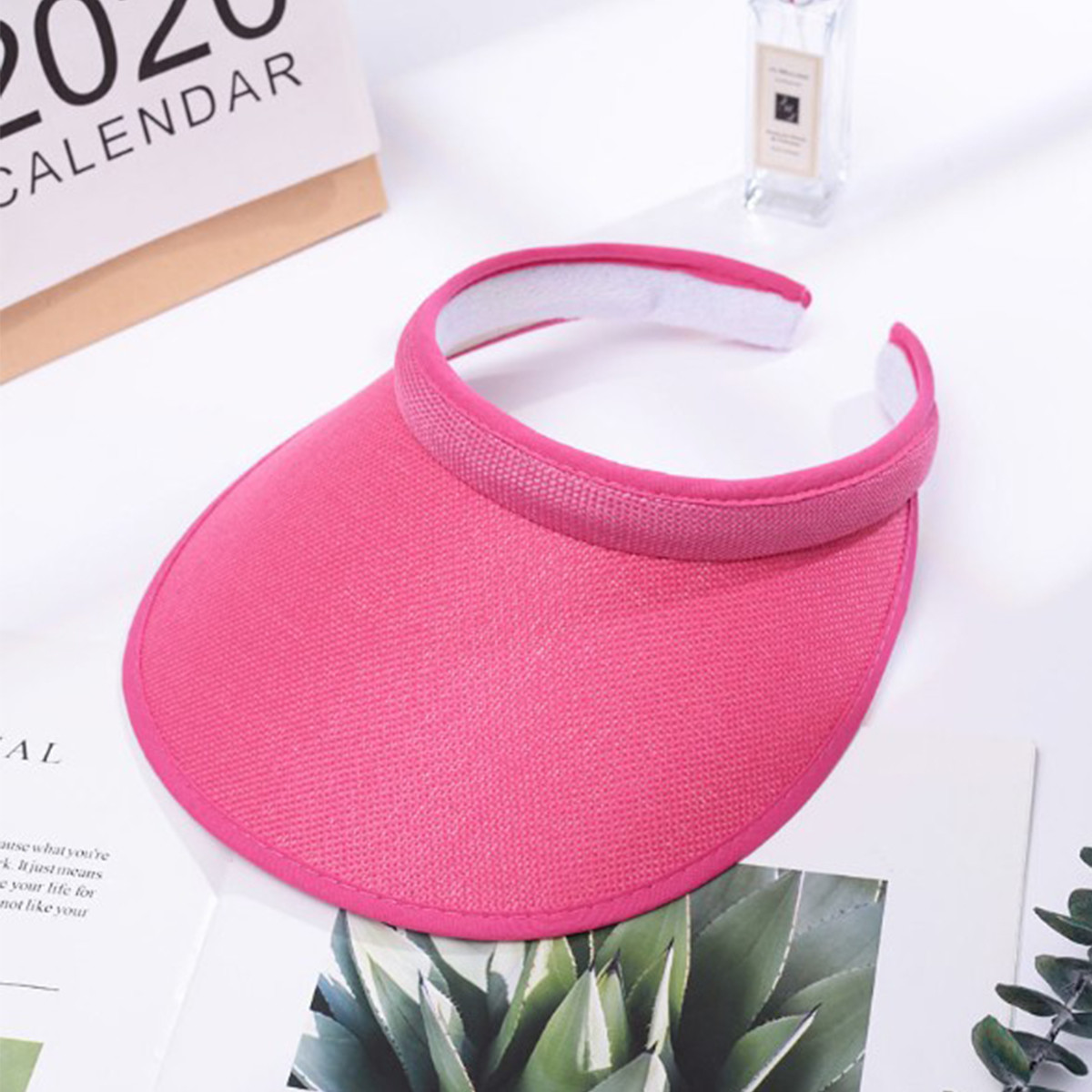 Womens Clip On Sun Visor Ladies Hat Cotton Clip On Sun Visor Tennis