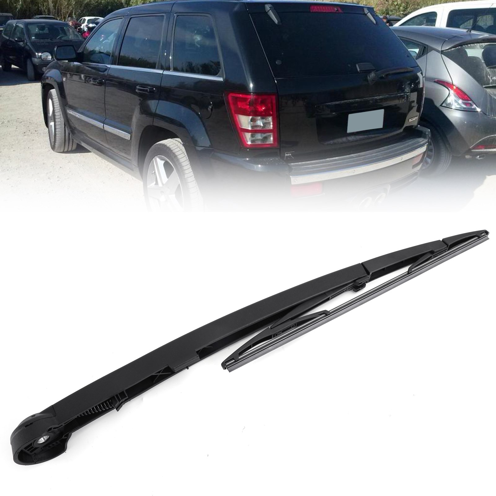 Rear Window Wiper Arm Blade For Jeep Grand Cherokee 2005 2006 2007 2008 2009 10 | eBay 2007 Jeep Grand Cherokee Rear Wiper Blade Size