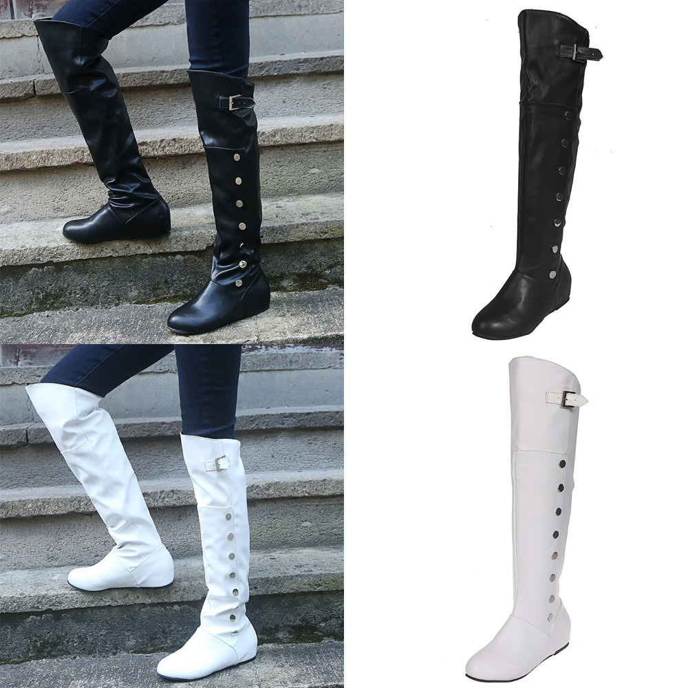 MODERNE OVERKNEE STIEFEL DAMENSCHUHE DESIGNER NEU Gr 40 Schwarz 4357 0€