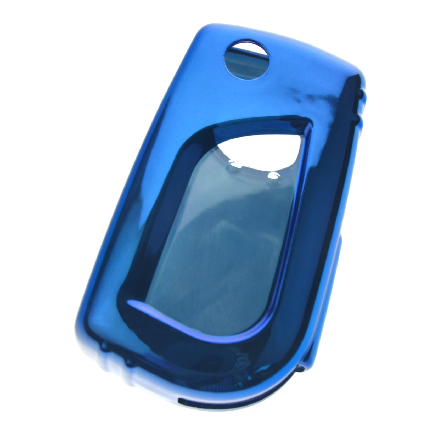 Flip Car Key Case Cover Fob Holder Chain For Toyota Camry Chr 2018 2020 Blue Ebay
