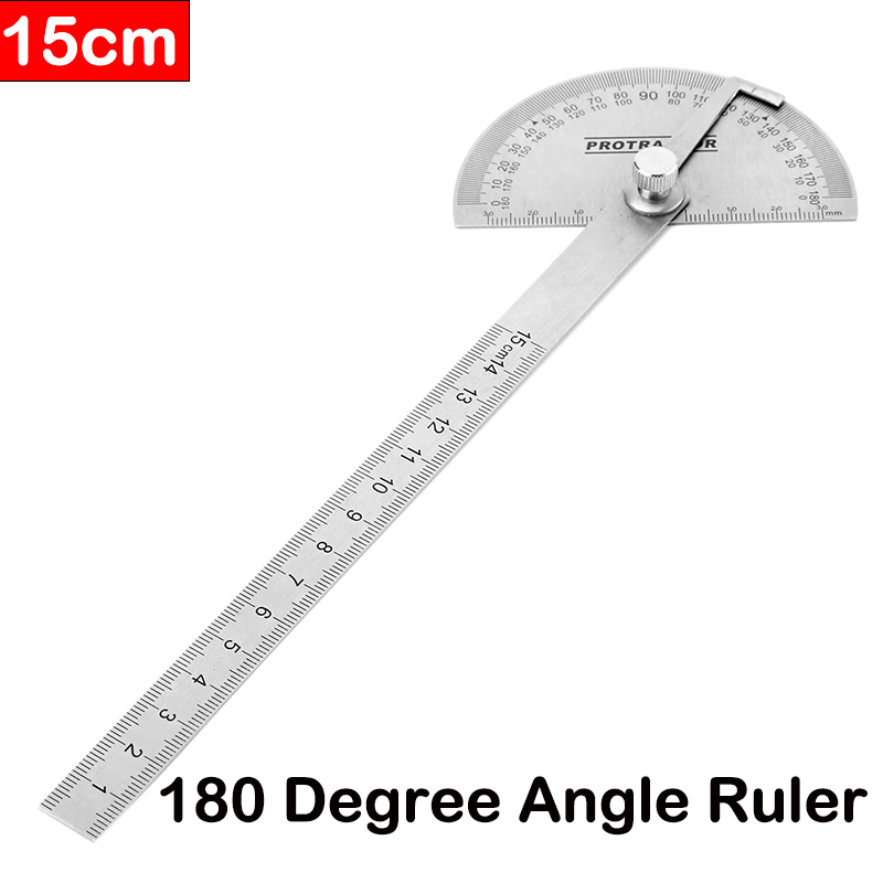 Numérique Résistant à Rapporteur l/'usure 180° règle d/'angle acier inoxydable