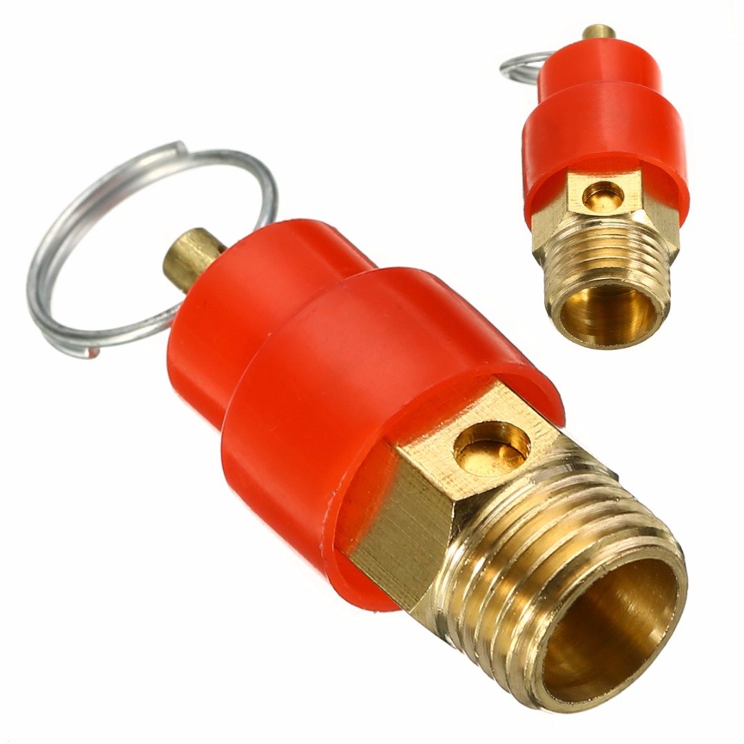 1//8/" 1//4/" 3//8/" 1//2/" BSPT Air Compressor Pressure Relief Safety Release Valves