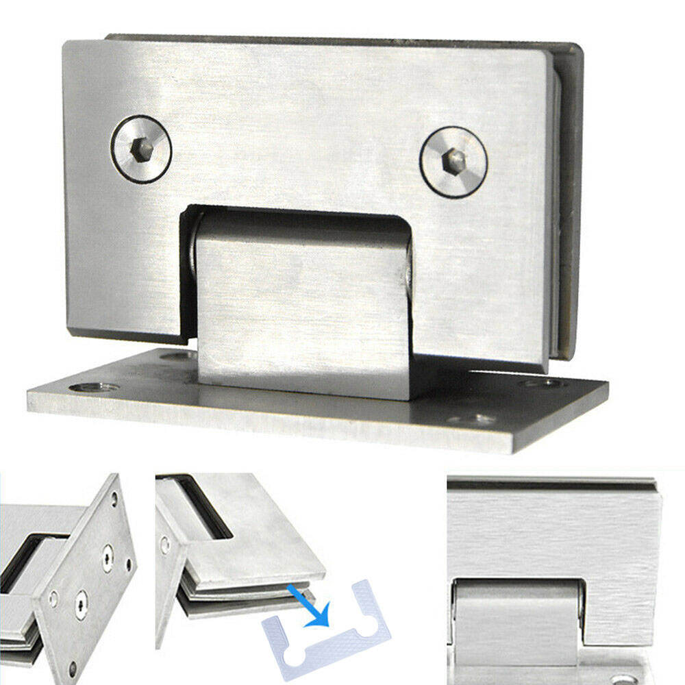 90° Frameless Bracket Frameless Wall to Glass Shower Door Hinge Wall