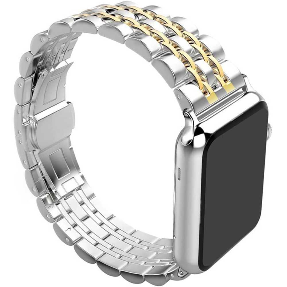long lasting stainless steel apple watch band options
