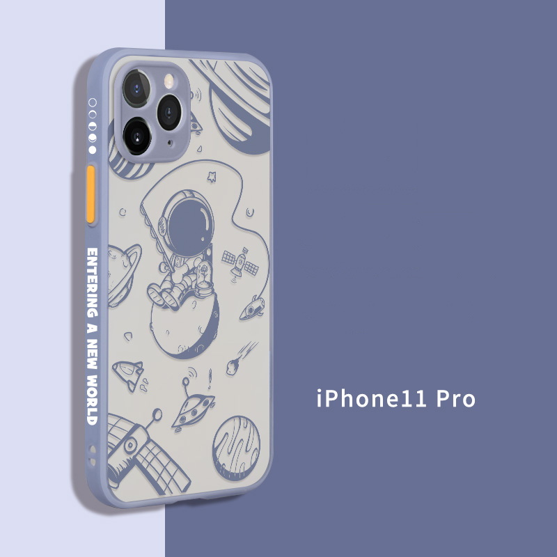 Space Astronaut Phone Case For iPhone 14 13 12 Pro Max 11 XR 8